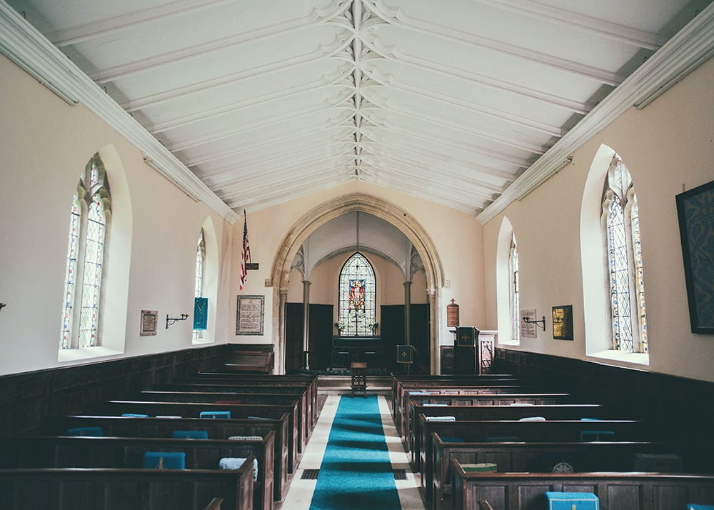 empty church sanctuary