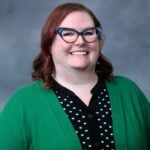 Kristin Drury, a customer service agent