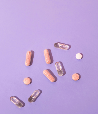 medication-assisted treatment programs (1) Treatment Pills on a purple background