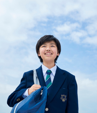 excited schoolboy a boy excited to start school