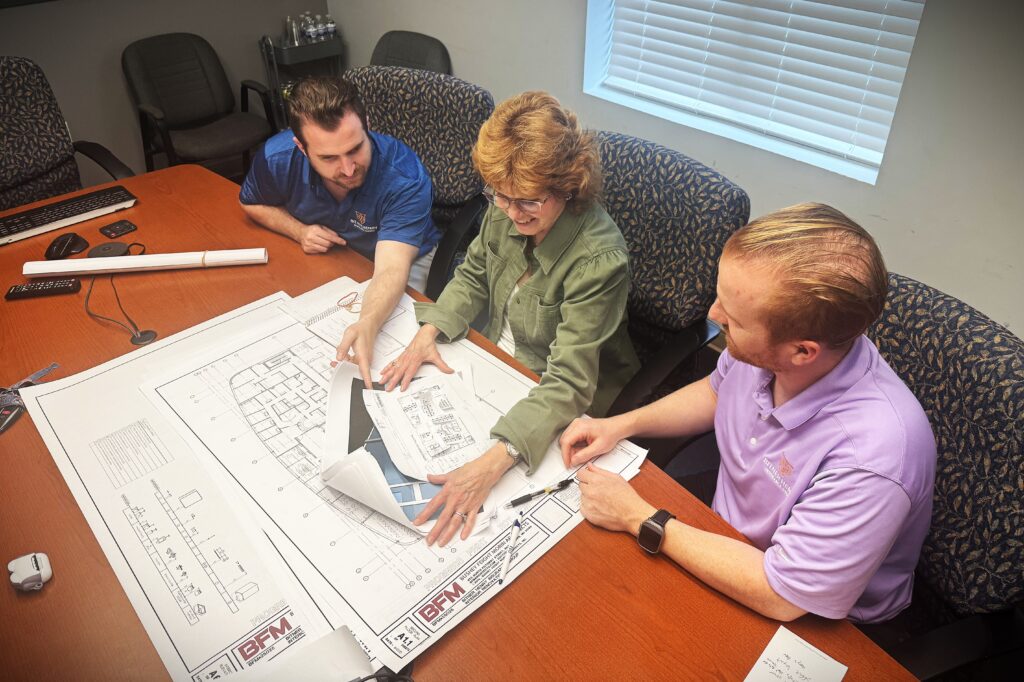 Joel Andrew and Carol Planning