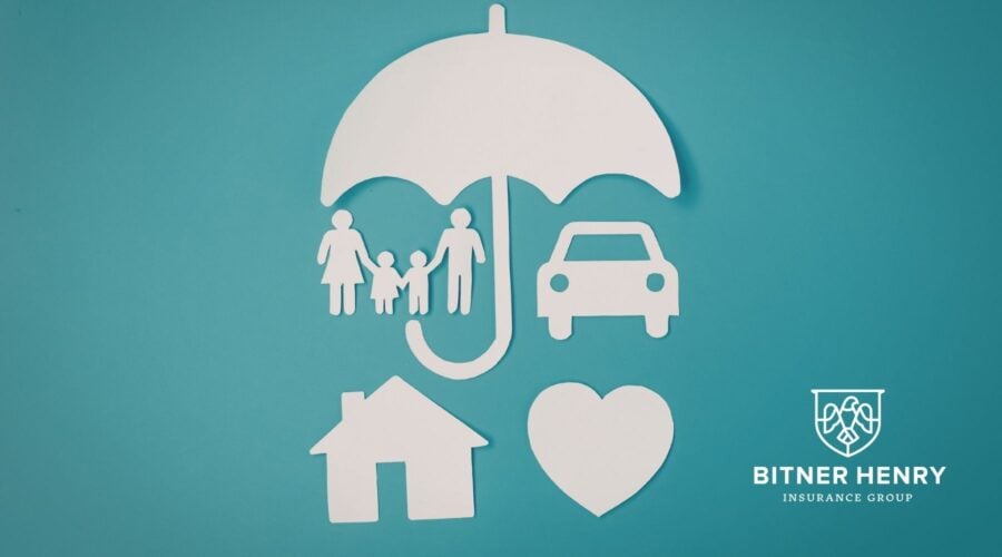 A picture showing the kinds of insurance your ministry can get online with Bitner Henry Insurance Group.
