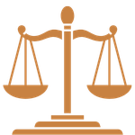 A set of scales in Bitner Henry orange