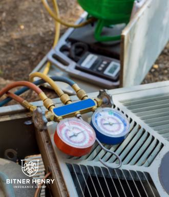 hvac controls on an air conditioner