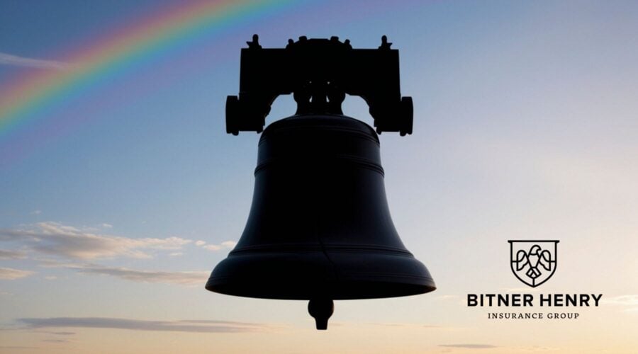 The Liberty Bell from Philadelphia. The Bitner Henry logo is in the bottom right.
